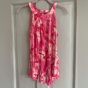 Cable and Gauge pink floral swing tank
